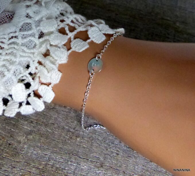 N3583terg_Bracelet_femme_argent_massif_personnalise_lettre_gravee