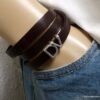 N3594_Bracelet_homme_wrap_cuir_3_tours_lettre_metal_argent_personnalisee_-_Bijoux_en_ligne_Ninanina-2