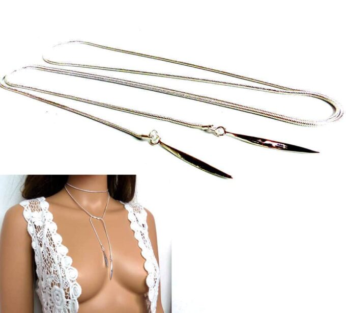 N3637tera_collier_long_maille_serpent_plaque_argent