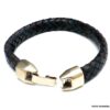 N3640d_Bracelet_homme_cuir_tresse_bleu_gris_-_Bijoux_Bracelets_en_ligne_Ninanina