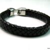 N3640l_bracelet_cuir_tresse_et_metal_argent