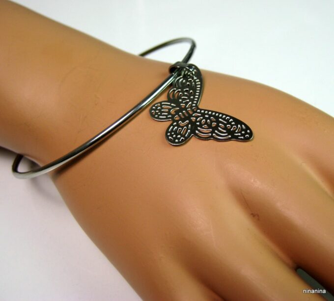 N3666b_bracelet_jonc_papillon_filigrane_acier_inoxydable