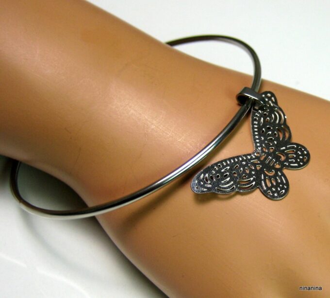 N3666f_bracelet_jonc_papillon_filigrane_acier_inoxydable