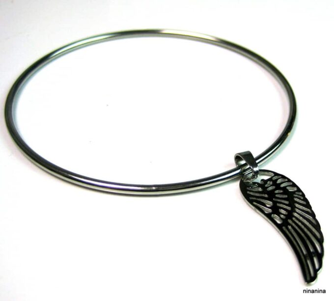 N3667c_bracelet_jonc_aile_dange_acier_inoxydable