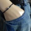 N3693tera_Bracelet_fil_cordon_cuir_anneau_donut_argent_massif