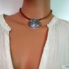 N3695e_collier_cordon_cuir_et_pendentif_rond_argent