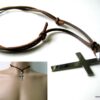 N3712_collier_cordon_cuir_croix_inoxydable