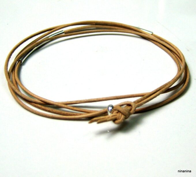 N3730a_bracelet_wrap_cordon_cuir_et_tube_argent_massif-1