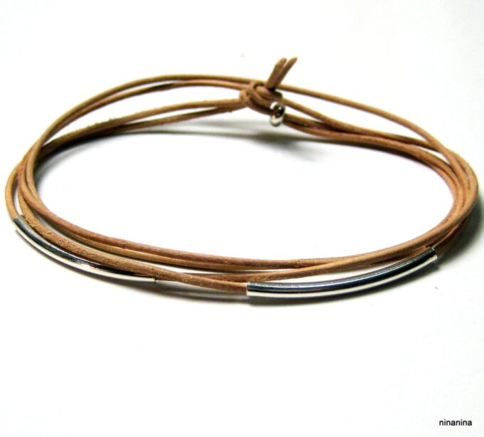 N3730bis_bracelet_wrap_cordon_cuir_argent_massif