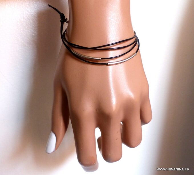 N3730c_Bracelet_cordon_cuir_wrap_lune_argent_925_massif_-_Bijoux_NINANINA