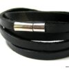 N3731_bracelet_cuir_5_tours_et_acier_inoxydable