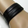 N3731b_bracelet_cuir_5_tours_et_acier_inoxydable