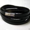 N3731d_bracelet_cuir_5_tours_et_acier_inoxydable