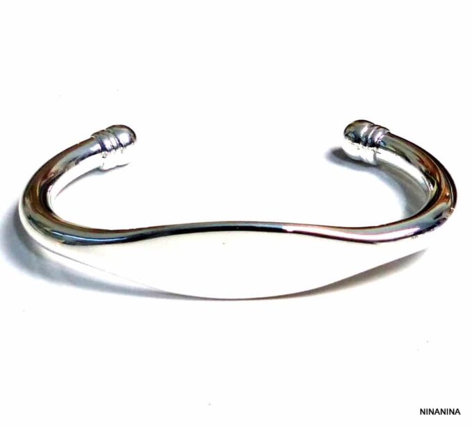 N3751_Bracelet_homme_demi_jonc_plaque_gourmette_plaque_argent-1