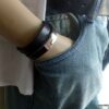 N3753B_Bracelet_homme_femme_cuir_noir_3_tours_message_personnalise_fermoir_metal_argente_NINANINA