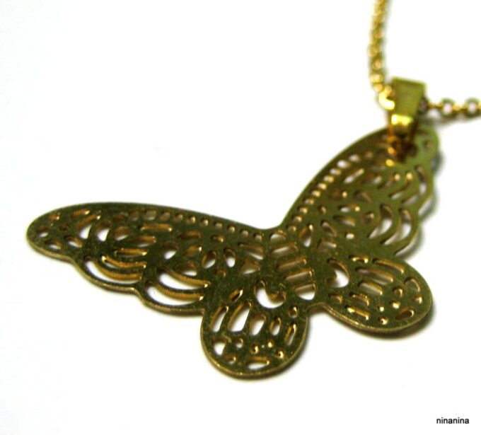 N3791c_collier_papillon_acier_inoxydable_dore