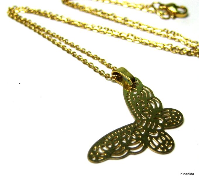 N3791d_collier_papillon_acier_inoxydable_dore