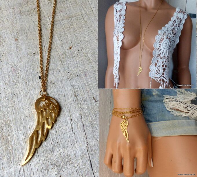 N3792_Chaine_de_taille_aile_dange_acier_inoxydable_dore_-_Bijoux_Chaines_en_ligne_NINANINA-1