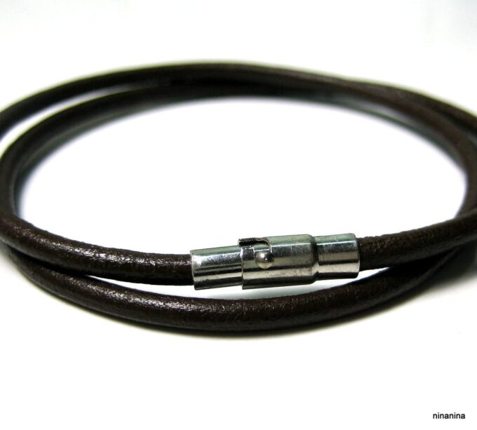 N3808a_bracelet_cordon_cuir_2_tours_fermoir_aimante