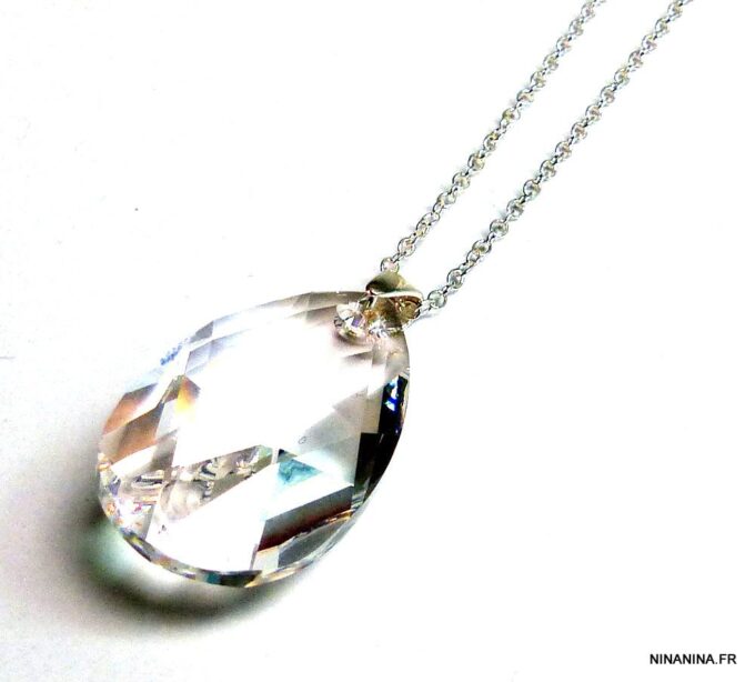 N3810bisa_Collier_sautoir_argent_massif_goutte_cristal_swarovski