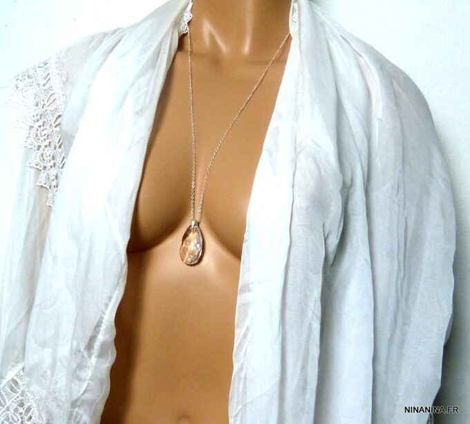 N3810bisj_Collier_sautoir_argent_massif_goutte_cristal_swarovski