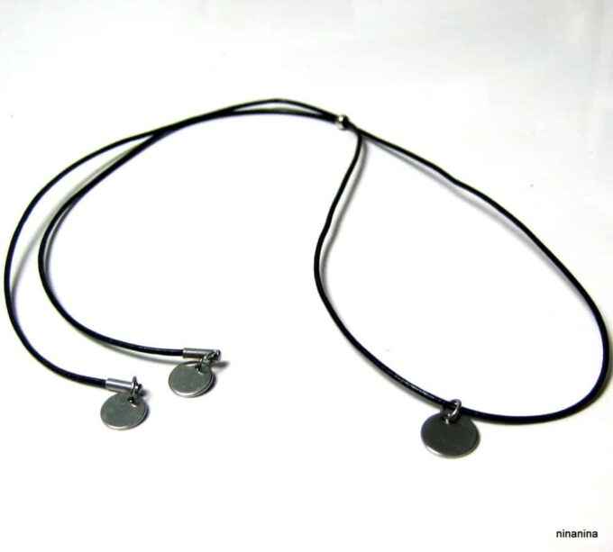 N3817a_collier_cordon_cuir_et_acier_inoxydable