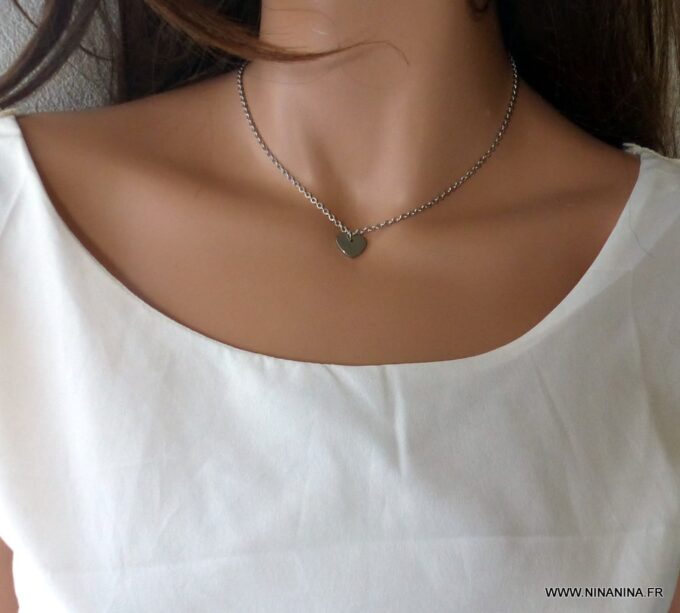 N3819h_collier_chaine_de_dos_coeur_acier_inoxydable_-_Bijoux_Colliers_en_ligne_NINANINA