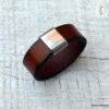 N3839c_Bague_cuir_femme_et_homme_acier_ou_metal_argente_-_Bijoux_Bagues_en_ligne_Ninanina