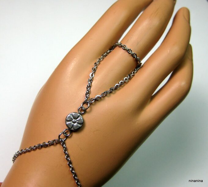 N3847b_bracelet_bague_fleur_acier_inoxydable