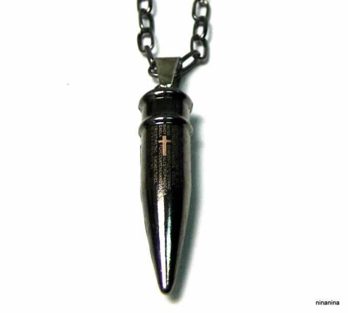 N3851a_collier_homme_balle_revolver_acier_noir