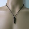 N3851g_collier_homme_balle_revolver_acier_noir