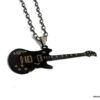 N3857a_Collier_homme_guitare_bass_noire_acier_inoxydable