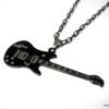 N3857f_collier_homme_guitare_noire_acier_inoxydable