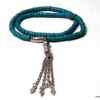 N3875d_bracelet_2_tours_coco_turquoise_pompon_argent-1