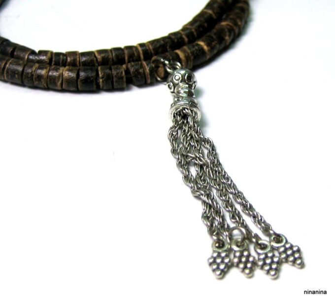 N3875z_bracelet_2_tours_coco_turquoise_pompon_argent