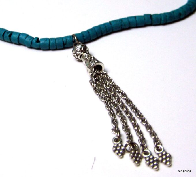 N3876b_collier_coco_turquoise_pompon_argent
