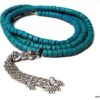 N3878a_bracelet_3_tours_coco_turquoise_pompon_argent