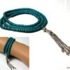 N3878d_bracelet_3_tours_coco_turquoise_pompon_argent