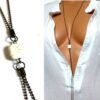 N3883_Collier_femme_long_sautoir_chaine_boule_metal_bronze_perle_carree_ivoire_-_Bijoux_en_ligne_NINANINA