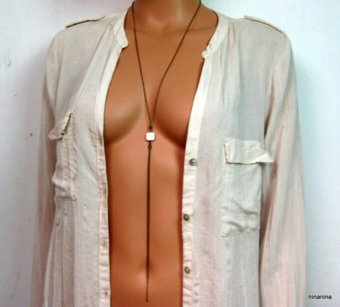 N3883a_collier_long_chainette_boule_bronze