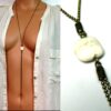 N3883b_collier_long_chainette_boule_bronze