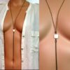 N3883e_collier_long_chainette_boule_bronze