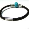 N3895b_bracelet_cuir_tresse_et_turquoise