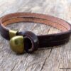 N3897b_Bracelet_homme_cuir_et_fermoir_metal_bronze_-_Bijoux_Bracelets_en_ligne_Ninanina
