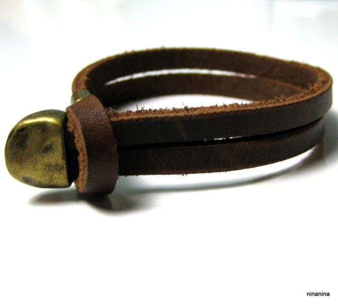N3897b_bracelet_cuir_et_metal_bronze