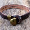 N3897h_Bracelet_homme_cuir_et_fermoir_metal_bronze_-_Bijoux_Bracelets_en_ligne_Ninanina-1