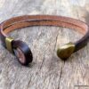 N3897l_Bracelet_homme_cuir_et_fermoir_metal_bronze_-_Bijoux_Bracelets_en_ligne_Ninanina-1