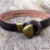 N3897o_Bracelet_homme_cuir_et_fermoir_metal_bronze_-_Bijoux_Bracelets_en_ligne_Ninanina