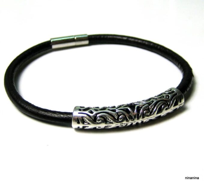 N3907i_bracelet_cuir_et_tube_metal_argent-1