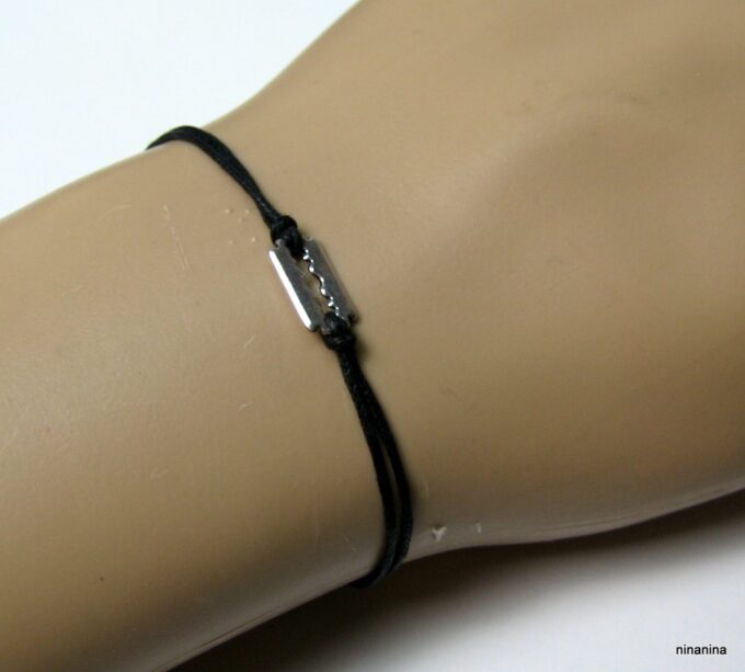 N3911E_bracelet_cordon_lame_de_rasoir_metal_argent